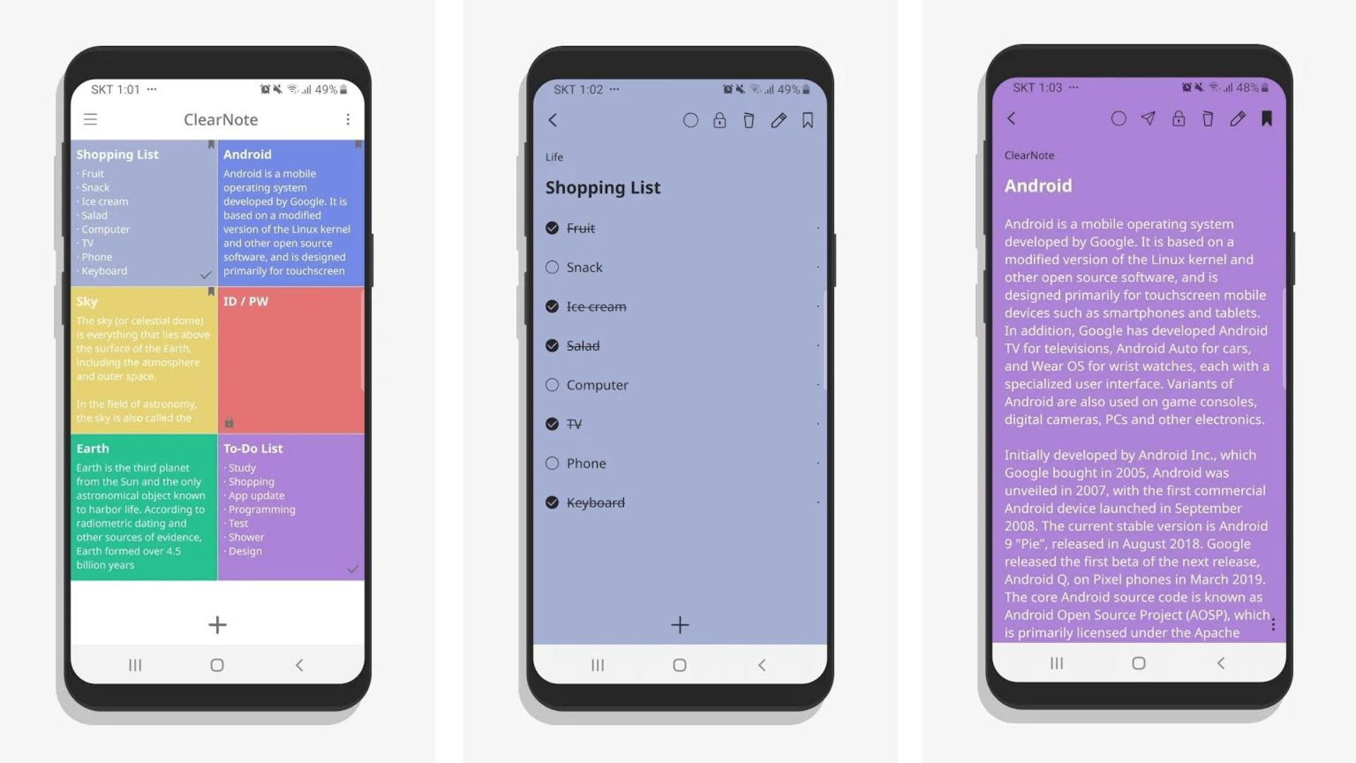 this image shows Android Note-Taking App