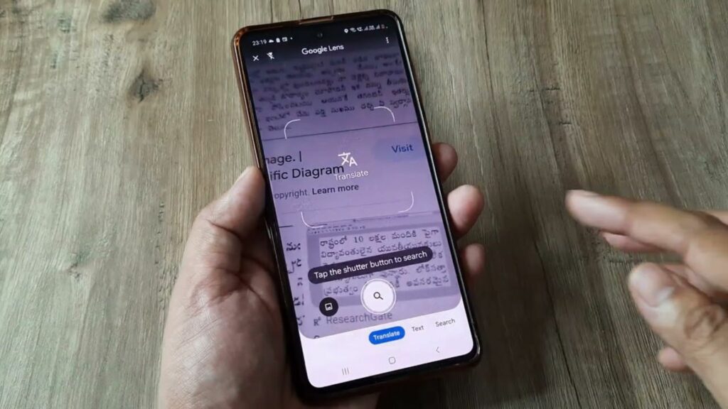 this image shows Google Translate on Android